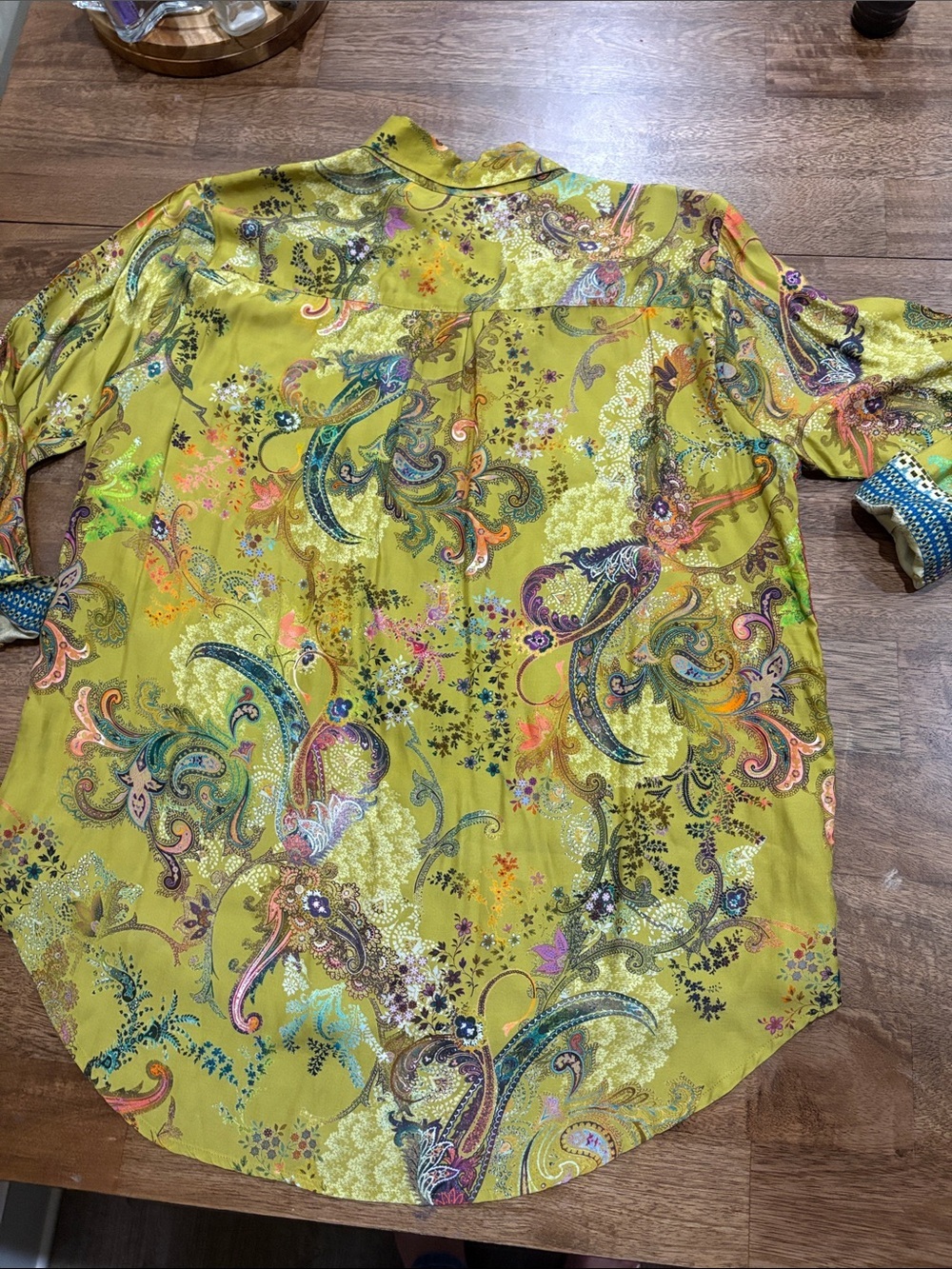 Johnny Was Workshop Button up blouse Top. Medium. Colorful - Picture 8 of 10